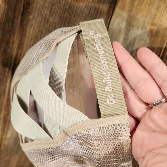 "New" Ponytail criss cross baseball cap - Picture 4 of 6